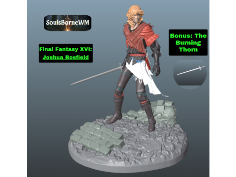Final Fantasy 16 Joshua Rosfield 3D Print Model