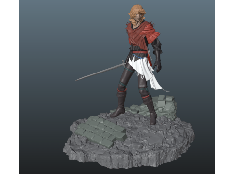 Final Fantasy 16 Joshua Rosfield 3Dプリントモデル