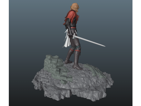 Final Fantasy 16 Joshua Rosfield 3Dプリントモデル