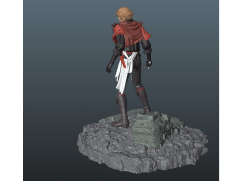 Final Fantasy 16 Joshua Rosfield 3Dプリントモデル