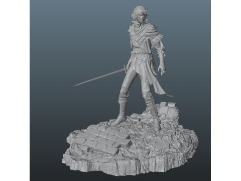 Final Fantasy 16 Joshua Rosfield 3Dプリントモデル