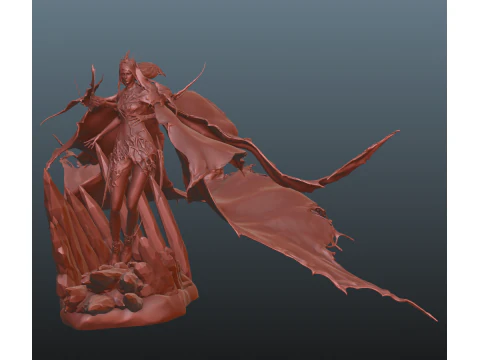 Final Fantasy 16 Shiva 3D Print Model