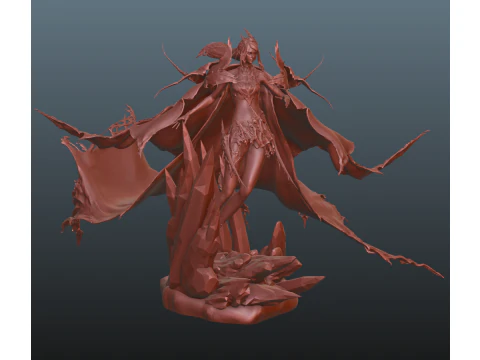 Final Fantasy 16 Shiva 3D Print Model