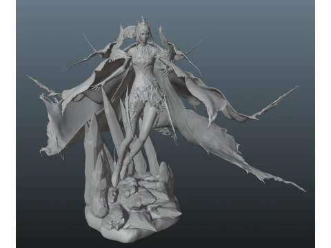 Final Fantasy 16 Shiva 3D Print Model