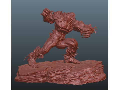 Final Fantasy 16 Titan Model Cetak 3D