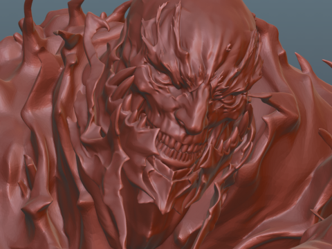 Final Fantasy 16 Titan Model Cetak 3D