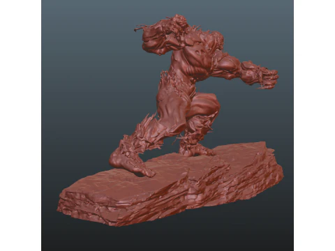 Final Fantasy 16 Titan 3D Print Model