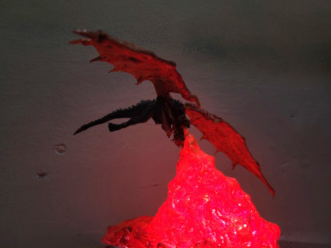 Elden Ring Bayle the Dread lamp Dragon Lamp 3Dプリントモデル