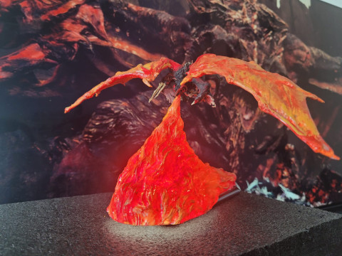 Elden Ring Bayle the Dread lamp Dragon Lamp 3Dプリントモデル