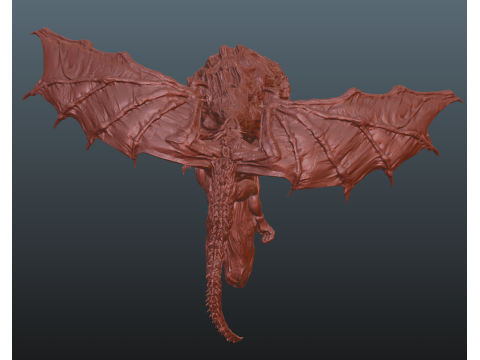 Elden Ring Bayle the Dread lamp Dragon Lamp 3Dプリントモデル