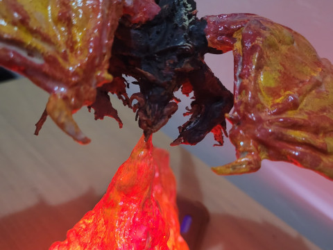 Elden Ring Bayle the Dread lamp Dragon Lamp 3Dプリントモデル