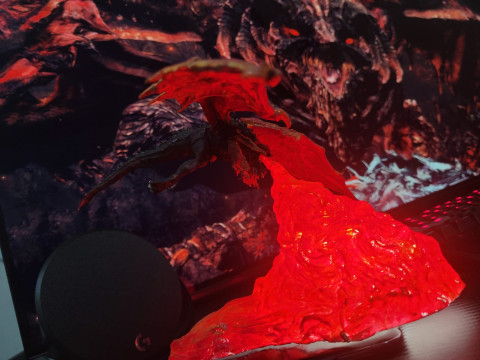 Elden Ring Bayle the Dread lamp Dragon Lamp 3Dプリントモデル