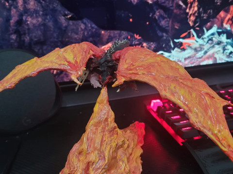 Elden Ring Bayle the Dread lamp Dragon Lamp 3Dプリントモデル
