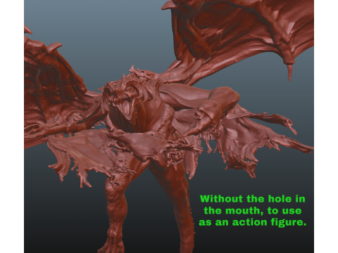 Elden Ring Bayle the Dread lamp Dragon Lamp 3Dプリントモデル