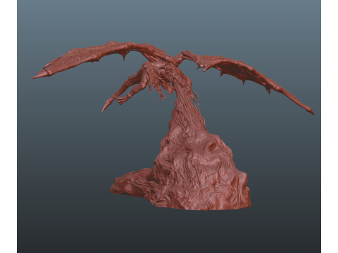 Elden Ring Bayle the Dread lamp Dragon Lamp 3Dプリントモデル