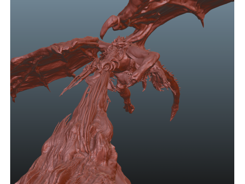 Elden Ring Bayle the Dread lamp Dragon Lamp 3Dプリントモデル