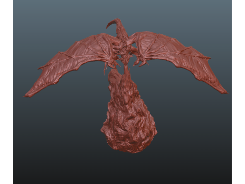 Elden Ring Bayle the Dread lamp Dragon Lamp 3Dプリントモデル