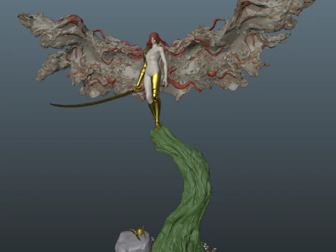 Elden Ring Malenia Phase 2 3D Print Model