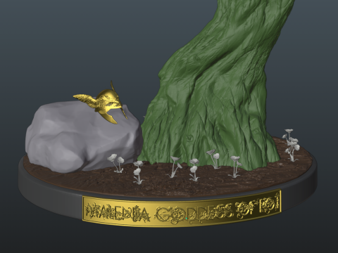 Elden Ring Malenia Phase 2 3Dプリントモデル