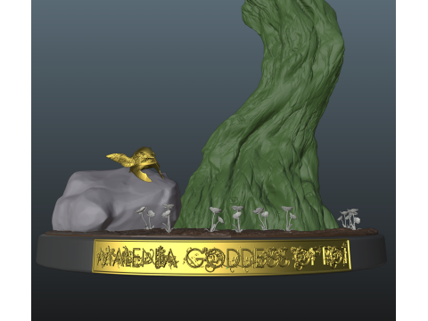 Elden Ring Malenia Phase 2 3Dプリントモデル