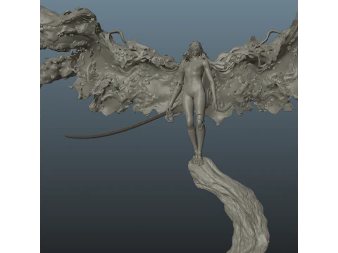 Elden Ring Malenia Phase 2 3D Print Model