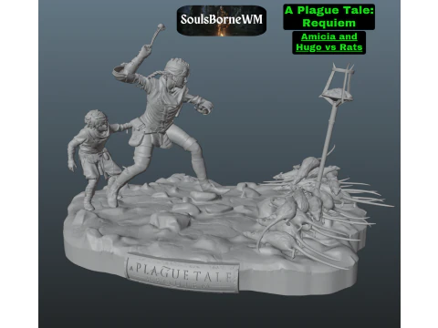 Um conto de peste Modelo de Impressão 3D