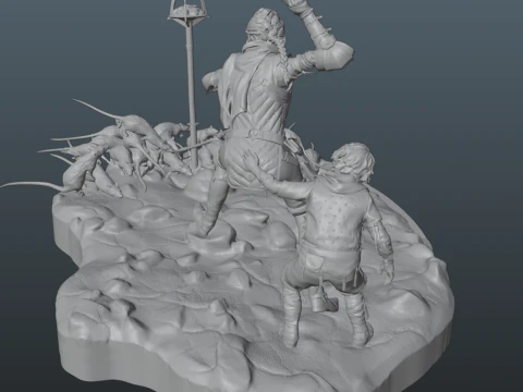 Um conto de peste Modelo de Impressão 3D