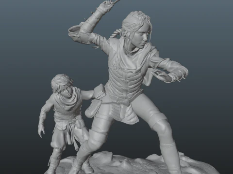 Um conto de peste Modelo de Impressão 3D