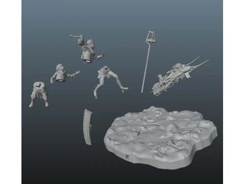 Um conto de peste Modelo de Impressão 3D