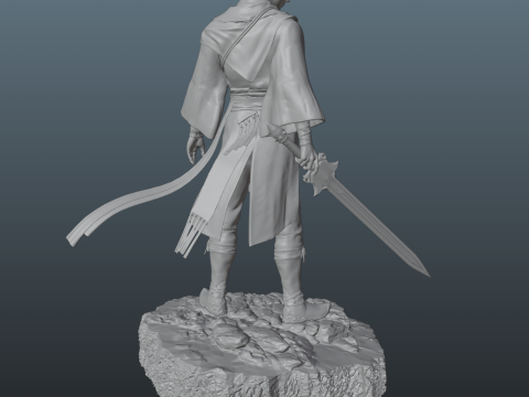 Dynasty Warrior Origins Liu Bei 3D Print Model