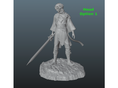 Dynasty Warrior Origins Liu Bei 3D Print Model