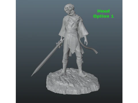 Dynasty Warrior Origins Liu Bei 3D Print Model