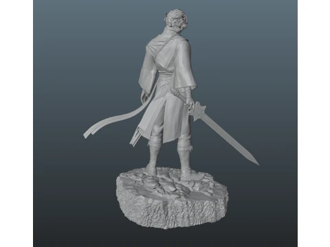 Dynasty Warrior Origins Liu Bei 3D Print Model