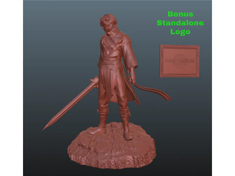 Dynasty Warrior Origins Liu Bei 3D Print Model