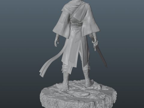 Dynasty Warrior Origins Liu Bei 3D Print Model