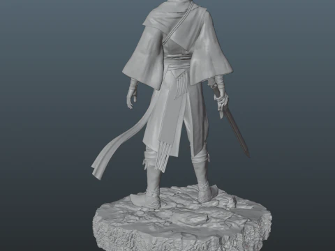 Dynasty Warrior Origins Liu Bei 3D Print Model