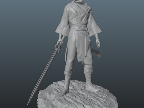 Dynasty Warrior Origins Liu Bei 3D Print Model