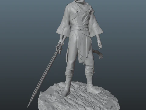 Dynasty Warrior Origins Liu Bei 3D Print Model