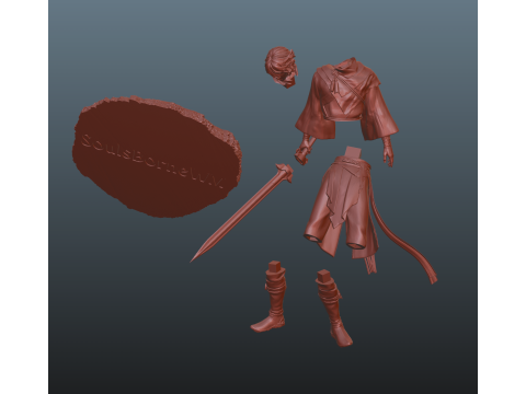 Dynasty Warrior Origins Liu Bei 3D Print Model
