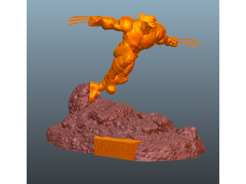 Wolverine Marvel Rivals 3D Baskı Modeli