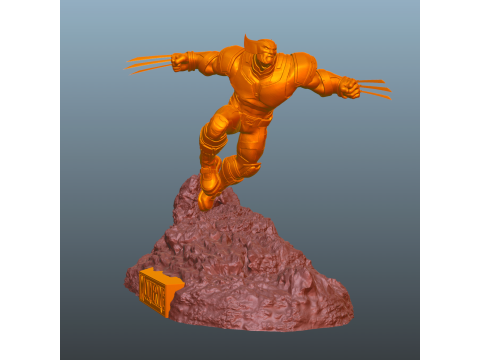 Wolverine Marvel Rivals 3D Baskı Modeli