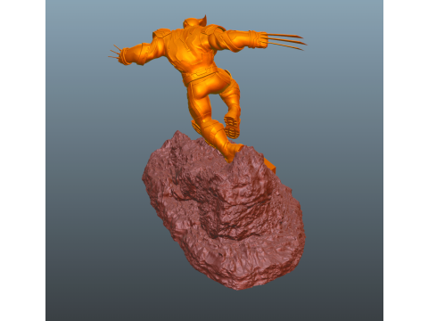 Wolverine Marvel Rivals 3D Baskı Modeli
