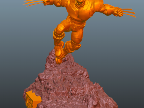 Wolverine Marvel Rivals 3D Baskı Modeli