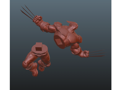 Wolverine Marvel Rivals 3D Baskı Modeli
