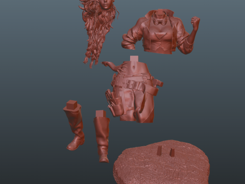 Monster Hunter Wilds Gemma 3Dプリントモデル
