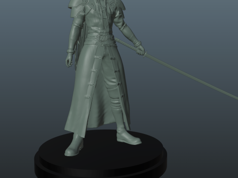 Final Fantasy 7 Sephiroth 3D Baskı Modeli