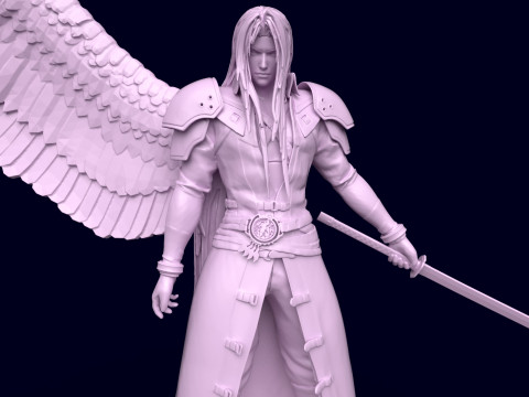 Final Fantasy 7 Sephiroth 3D Print Model