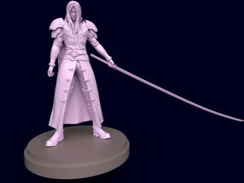 Final Fantasy 7 Sephiroth 3D Print Model