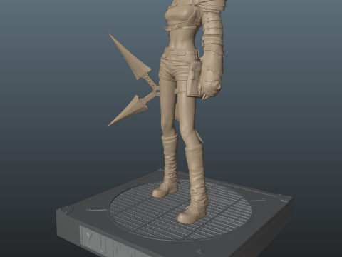 Final Fantasy VII Yuffie Kisaragi Modelo de Impressão 3D
