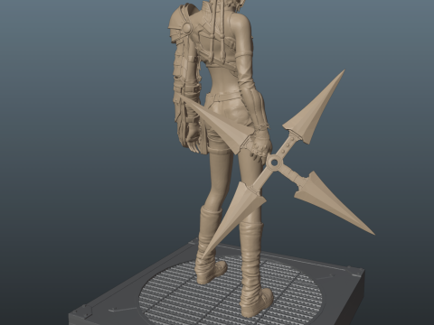 Final Fantasy VII Yuffie Kisaragi Modelo de Impressão 3D
